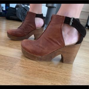Free People Clog Booties